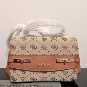 Guess Melinda Logo Small Top Handle Bag